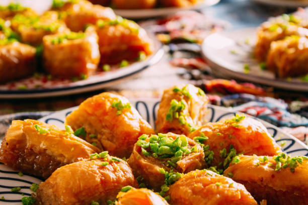 istock Delicious Turkish Dessert Baklava 1176436497