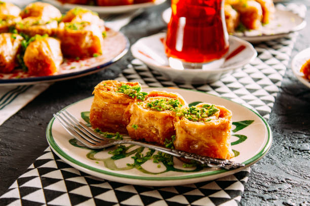 istock Delicious Turkish Dessert Baklava 1176437616