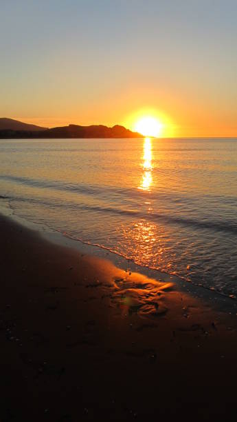 Sunset Raglan 110+ Raglan Beach New Zealand Stock Photos, Pictures & Royalty-Free ...