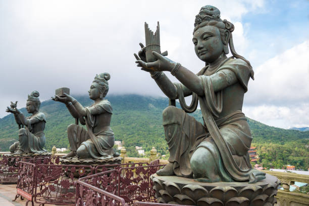 istock Tian Tan Big Buddha statues, Hong Kong 1176439009