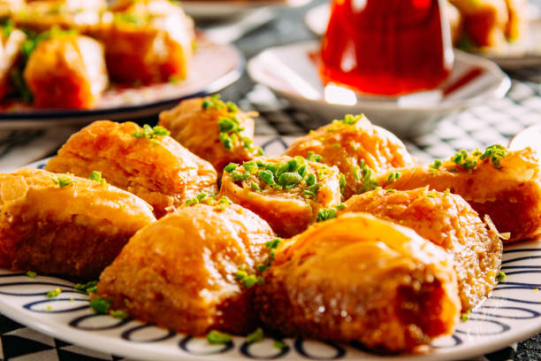 istock Delicious Turkish Dessert Baklava 1176439606