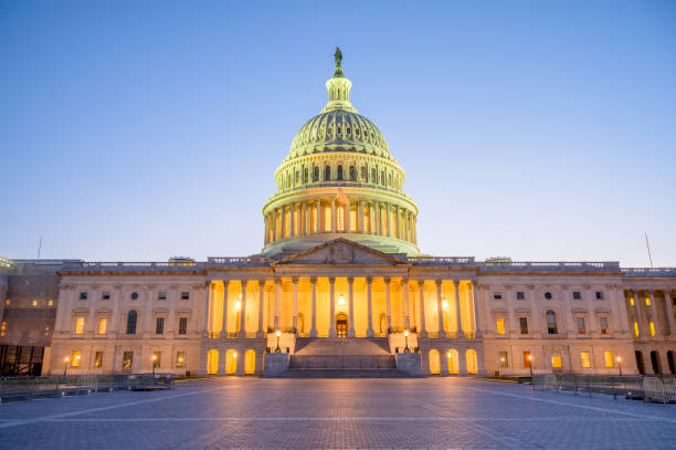 istock Sunset over US Capitol building, Washington DC, USA 1176439642