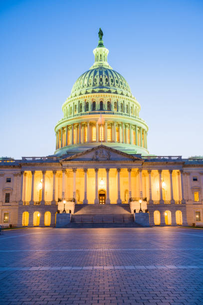 istock Sunset over US Capitol building, Washington DC, USA 1176439650