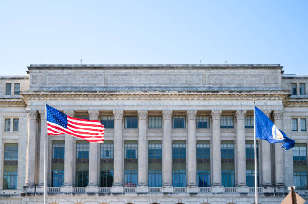 landwirtschaftsministerium der vereinigten staaten, washington dc, usa - us department of agriculture stock-fotos und bilder