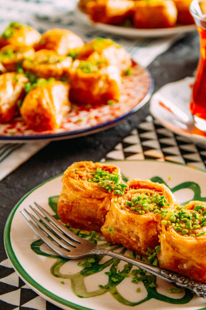 istock Delicious Turkish Dessert Baklava 1176440558