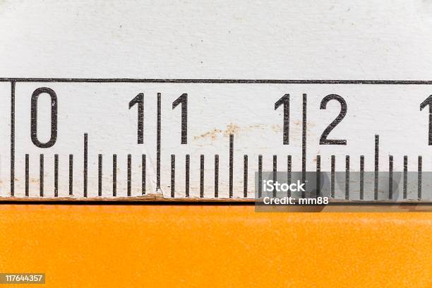 Measure Stock Photo - Download Image Now - Number 12, Scale, Centimeter