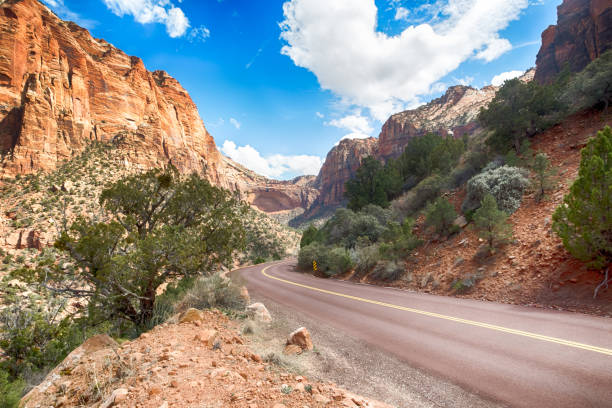 istock Mountain road through Zion National Park, Utah 1176445013