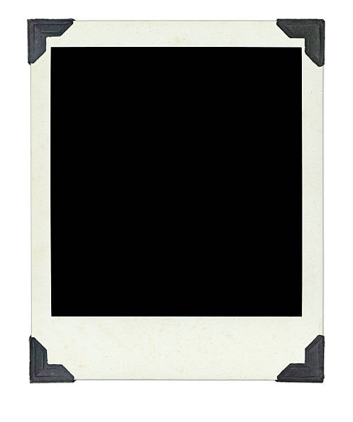 istock Aged empty picture with photo corners 117644515