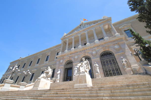 istock National library in Madrid Spain 1176446871