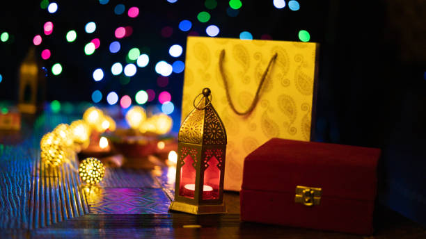 istock Diwali Decoration and Diya 1176451607