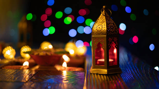 istock Diwali Decoration and Diya 1176452285
