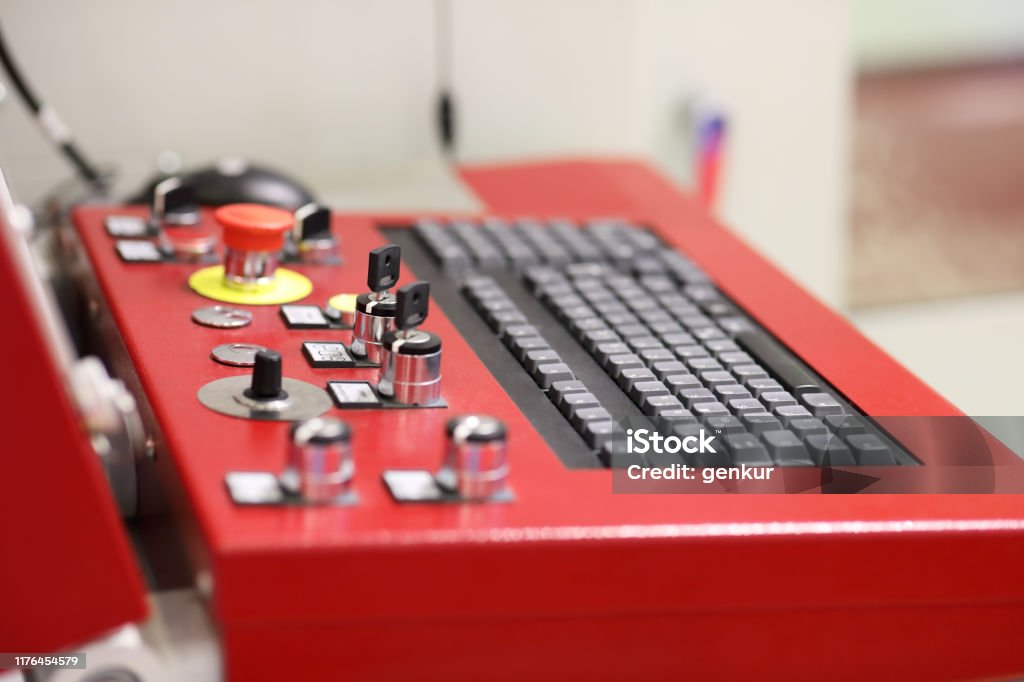 Computer Control Machinces Industrial Computerized Machine Control Panel Stock Photo - Download ...