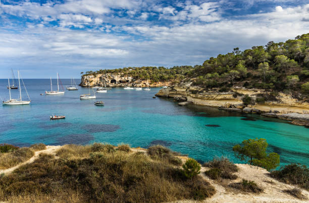 istock Seascape with rocky coast of Mallorca 1176459048