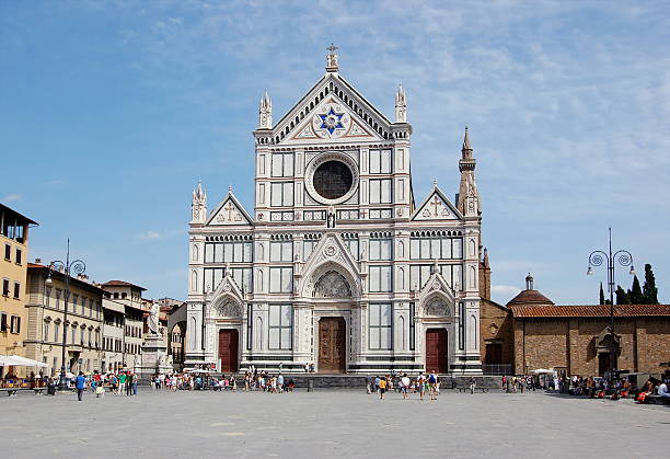 istock Cathedral in Florence. The Santa Croce Basilica 117646079