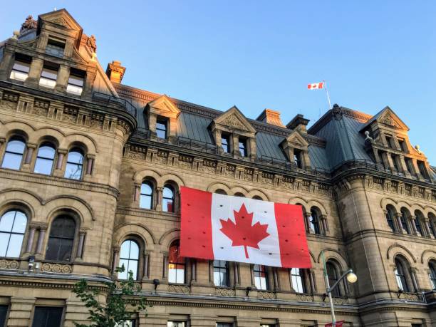 he Office of the Prime Minister and Privy Council building, formerly known as the Langevin Block, stock photo