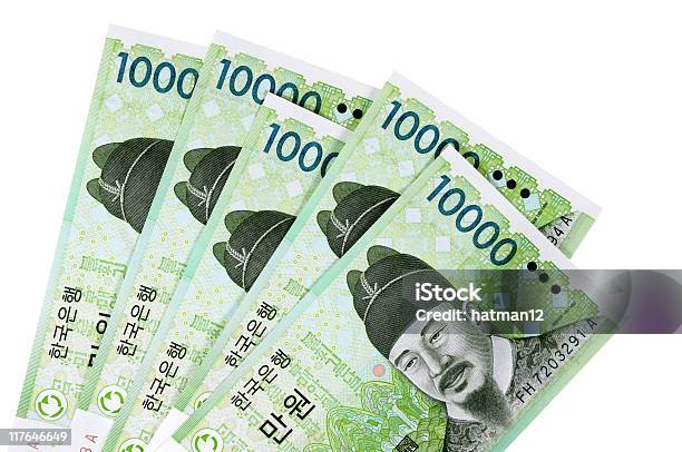 Photo libre de droit de Won Coréen Monnaie Billets banque d'images et plus d'images libres de droit de Monnaie coréenne - Monnaie coréenne, Billet de banque, Corée