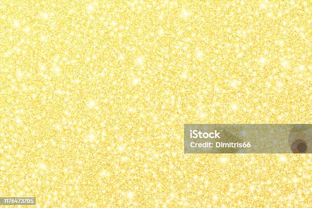 Gold Glitter Shiny Vector Background Stock Illustration - Download Image  Now - Gold - Metal, Gold Colored, Happiness - iStock