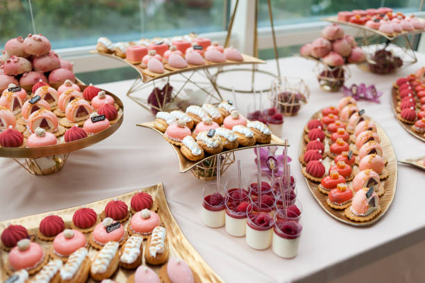 istock Wedding table decorations trends. Wedding banquet. 1176477800