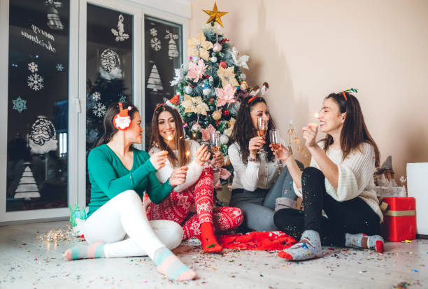 istock New year party with best friends 1176478811