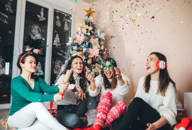 istock Female New year party 1176478893