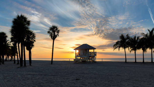 istock Sunrise by the ocean beach in Florida Keys 1176478992