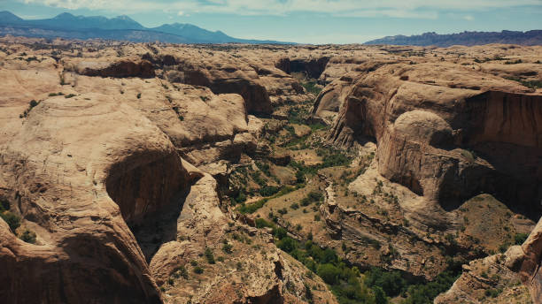istock Drone over canyon at Moab, Utah 1176483795