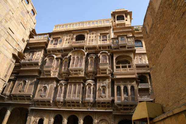 istock Kothari's Patwon ki Haveli, road side facade, Jaisalmer, Rajasthan, India 1176484924