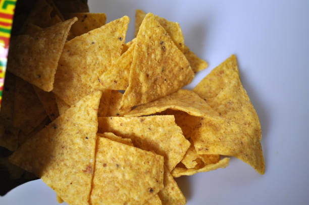 istock Snack. Dry crispy snacks - chips, crackers, grissini, tortilla 1176485030