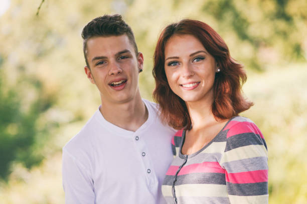 istock Young couple outdoor portrait 1176486792