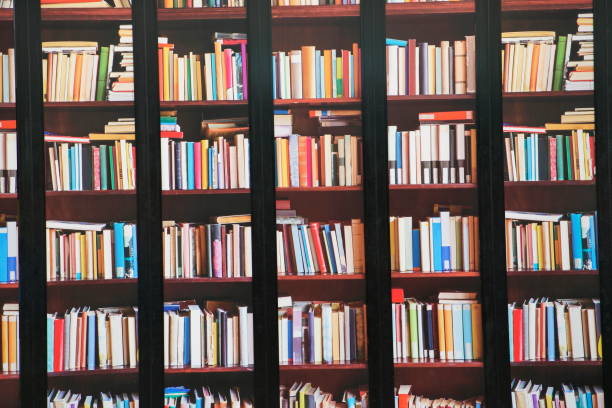 istock Book shelf, Melbourne Star, Dockland, Melbourne, Australia 1176487149
