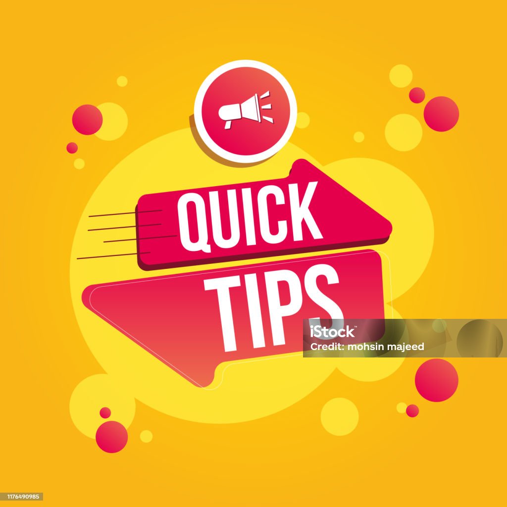Tips Modern Quick Tips Modern Helpful Tips Composition With Flat Design Vector ...