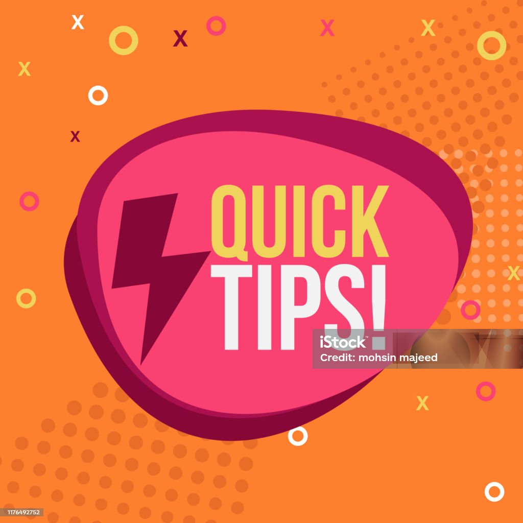 Tips Modern Quick Tips Modern Helpful Tips Composition With Flat Design Vector ...