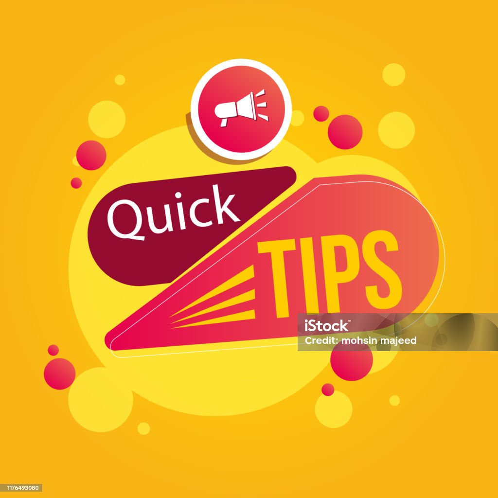 Tips Modern Quick Tips Modern Helpful Tips Composition With Flat Design Vector ...
