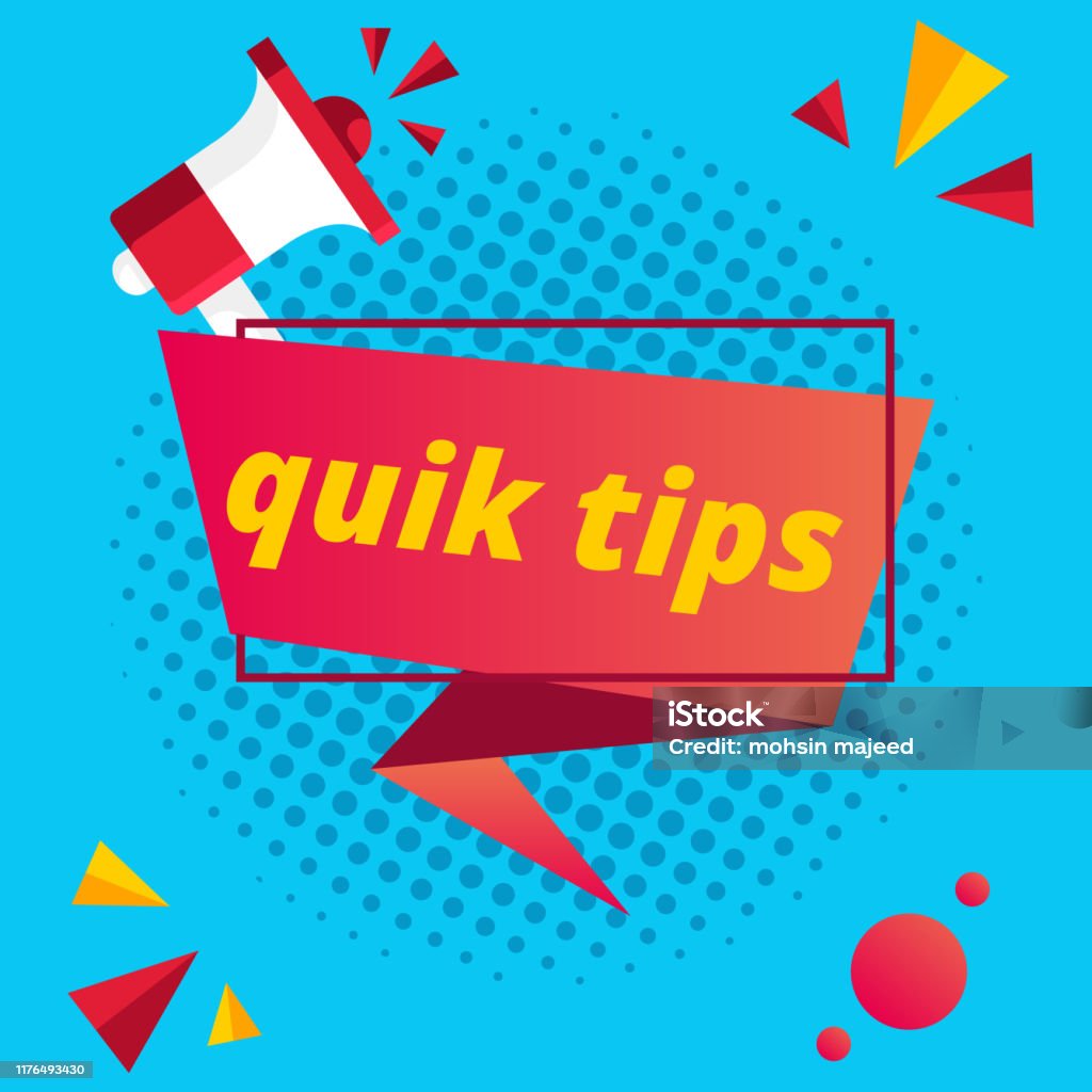 Tips Modern Quick Tips Modern Helpful Tips Composition With Flat Design Vector ...