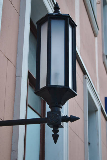 istock old lantern on the wall of the building 1176495077