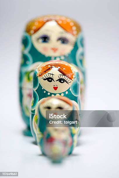 Russian Nesting Dolls — стоковые фотографии и другие картинки Матрёшка - Матрёшка, Белый, Белый фон