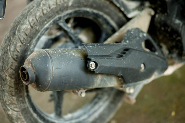 istock rear wheel of the scooter 1176497654