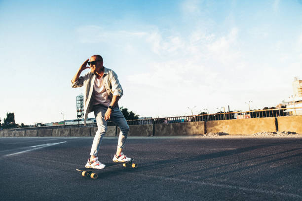 istock Young caucasian man, modern shot in film grain effect 1176498110