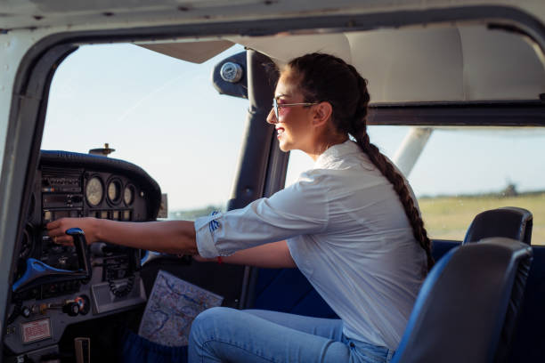 addestramento dei piloti - piloting foto e immagini stock