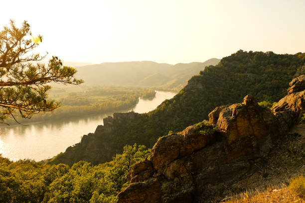 istock View from the famous ruin (Ruine Dürnstein) to the danube valley. Austria 1176511020