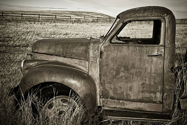 Rusty Truck stock photo