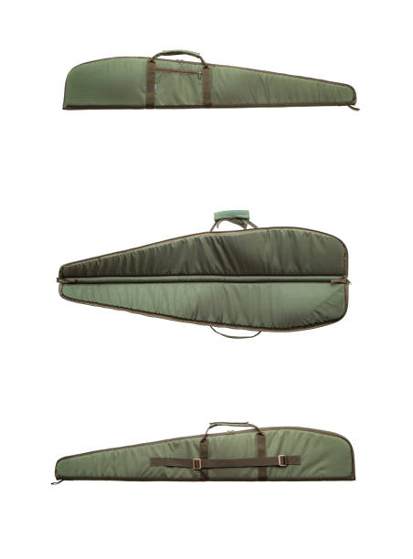 istock Green soft case for guns isolated for white background 1176514724