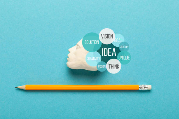 istock Creative appearance of idea in head. Learning, brainstorming 1176516960
