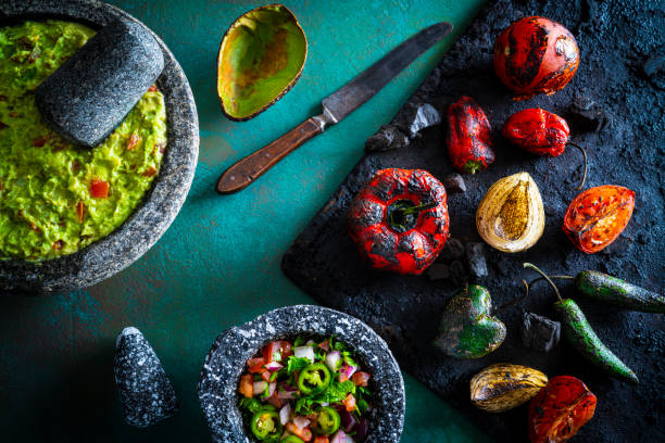 istock Guacamole of avocado with chili roasted 1176523667
