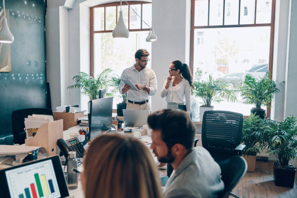 istock Colleagues in smart casual wea 1176531551