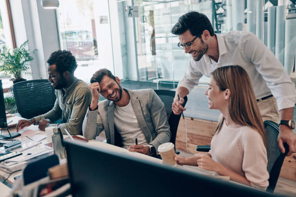istock Colleagues in smart casual wea 1176531629