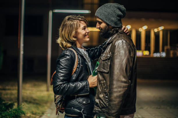 istock Young couple flirting 1176531682