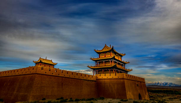 istock Golden Light over Fort Jiayuguan 1176532489