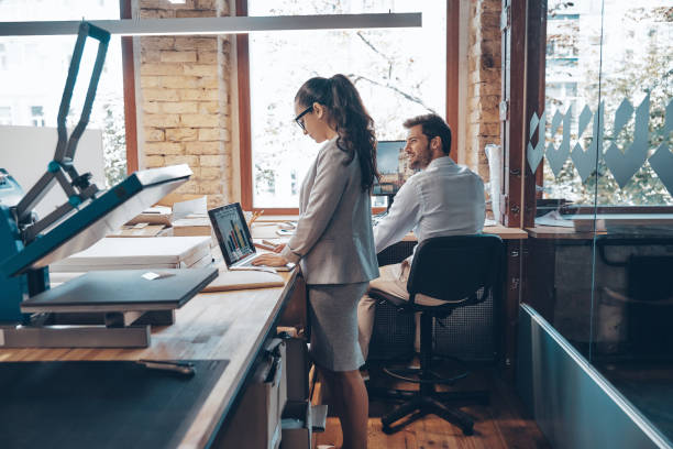 istock Modern colleagues in smart casual wear 1176534224