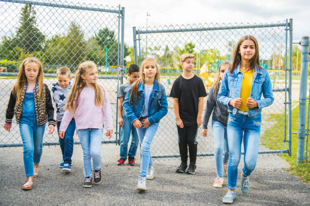 istock Some nice kids on the school background on day time 1176538196